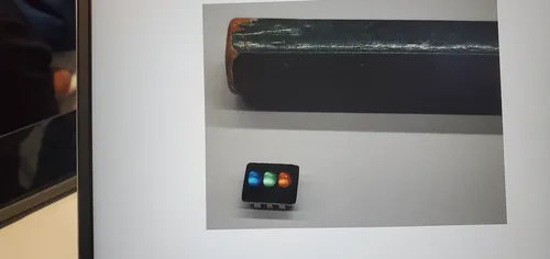 Lens SMD LED Bauteil Makroaufnahme