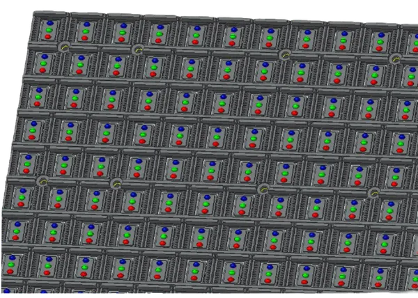 DO4 Lens Pixelkarte 3D-Ansicht