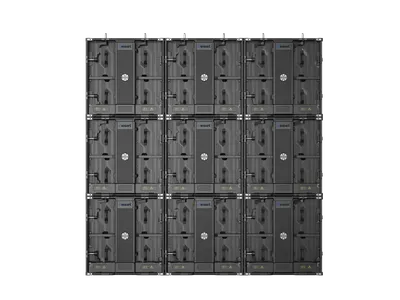 Modulwand 3×3 – Rückansicht frontal