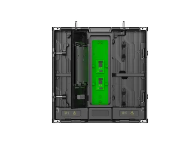 Wartungsfach geöffnet – Platine und Netzteil sichtbar