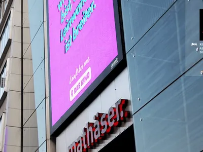 Mathäser Outdoor LED Display München