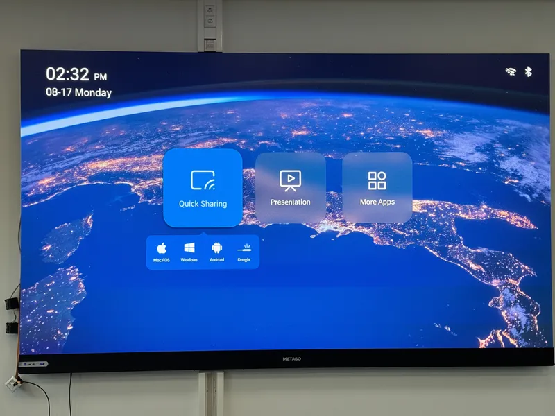 Konferenzraum LED Display — Smart Home Interface