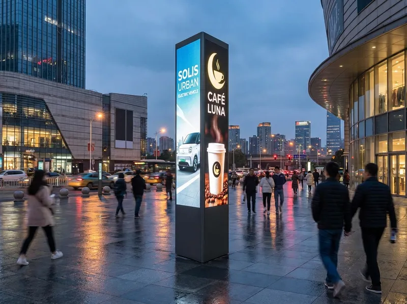 Freisteher LED Display