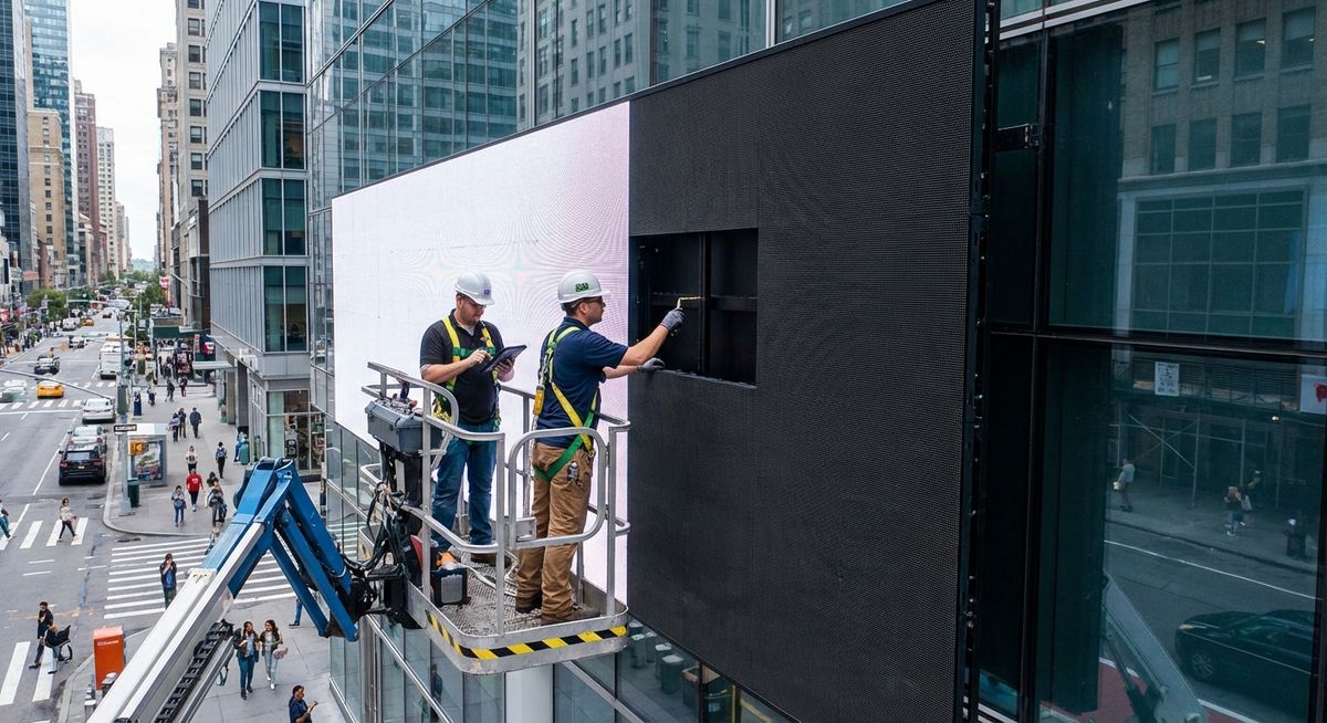 LED Display Service und Wartung