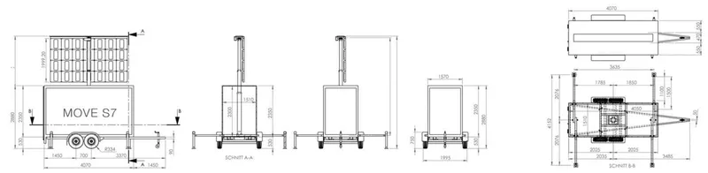 Move S Serie - Technische Zeichnung