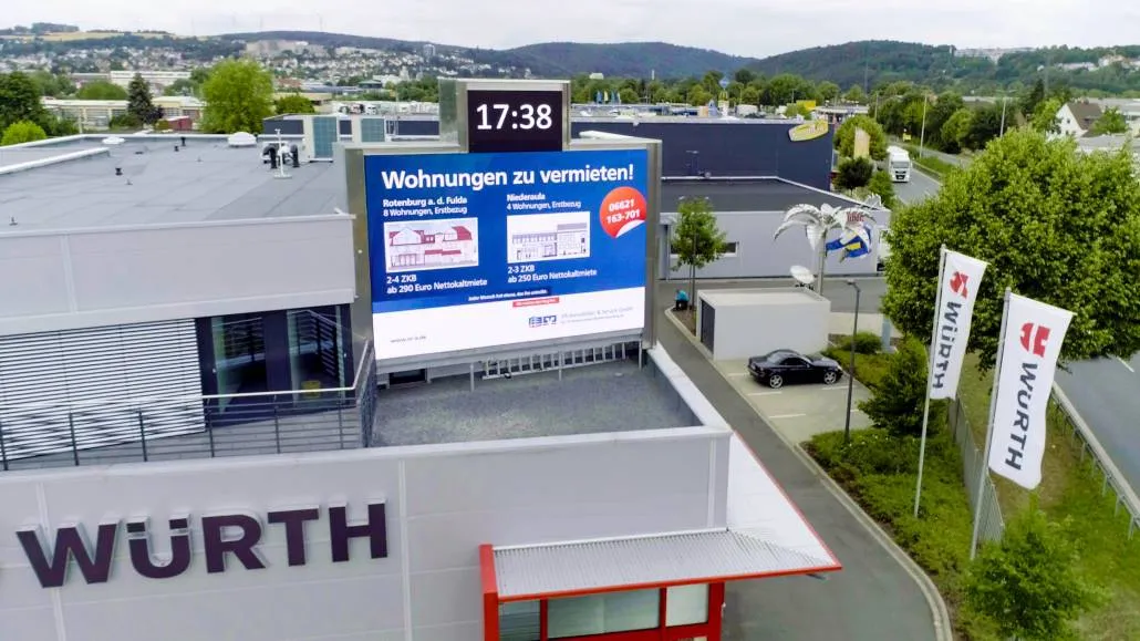 LED Display Installation Bad Hersfeld