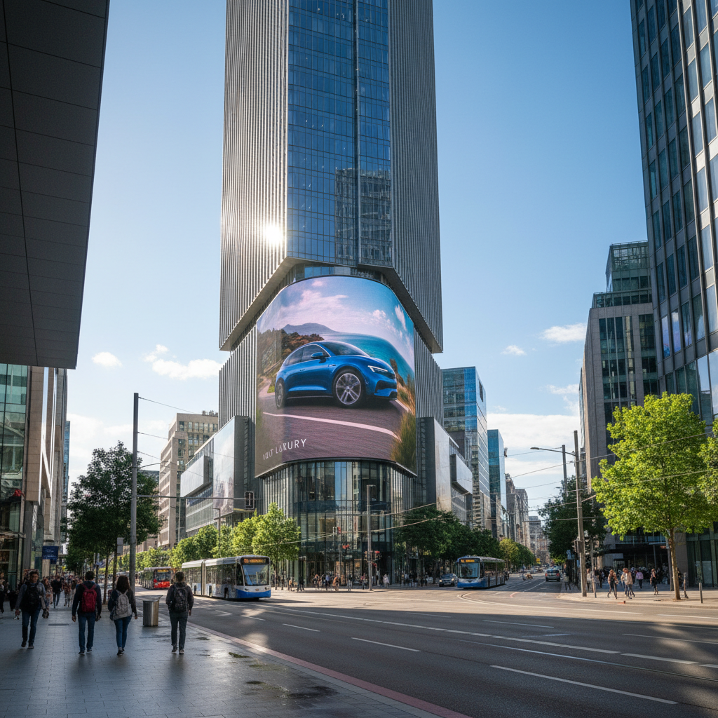 Outdoor LED Display mit Werbebuchung