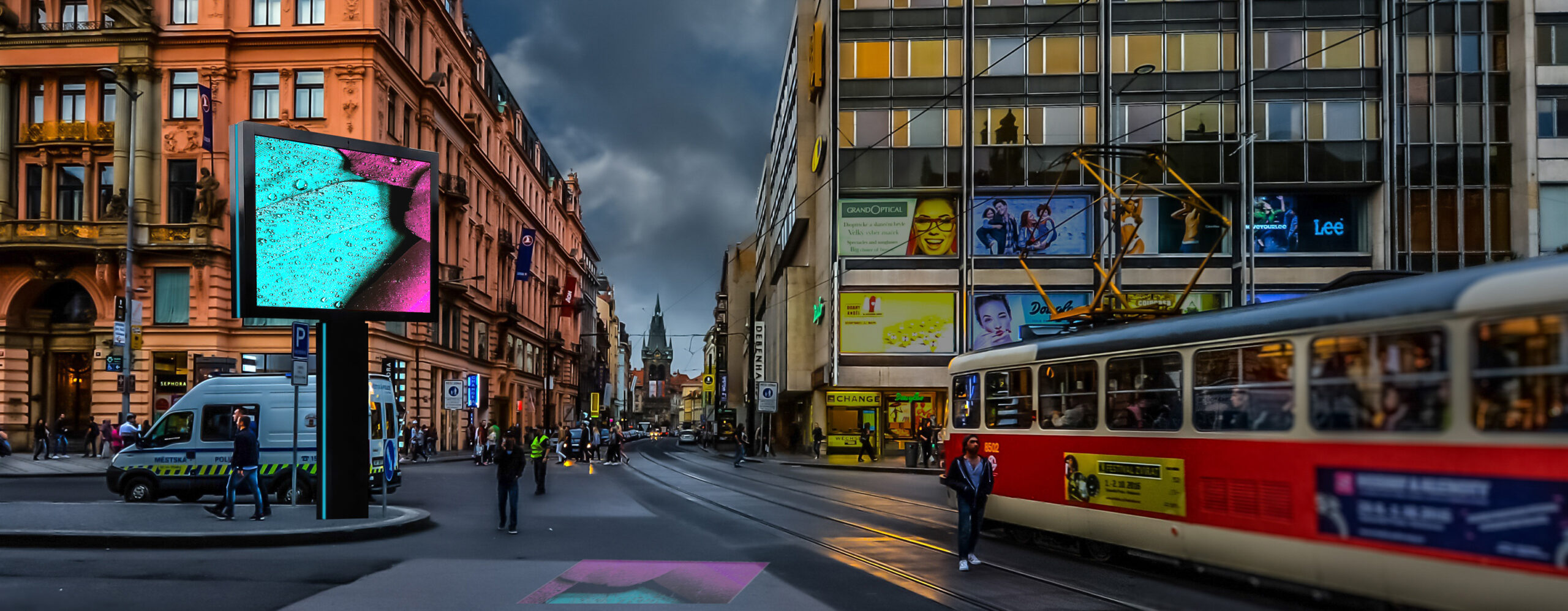 Auralight Freisteher Konstruktionsdetail