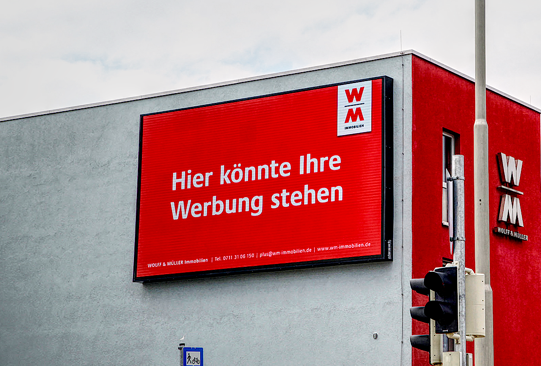 Outdoor LED Display Wandmontage — Übersicht