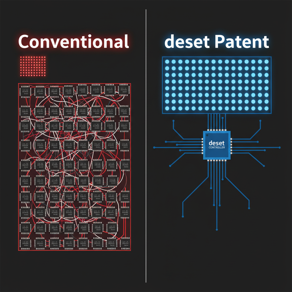 Vergleich: Konventionelle Ansteuerung vs. deset-Patentverfahren