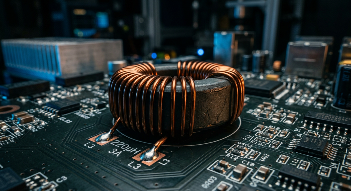 Hochleistungs-Induktivität (Massivkupferdraht auf Ferritkern)